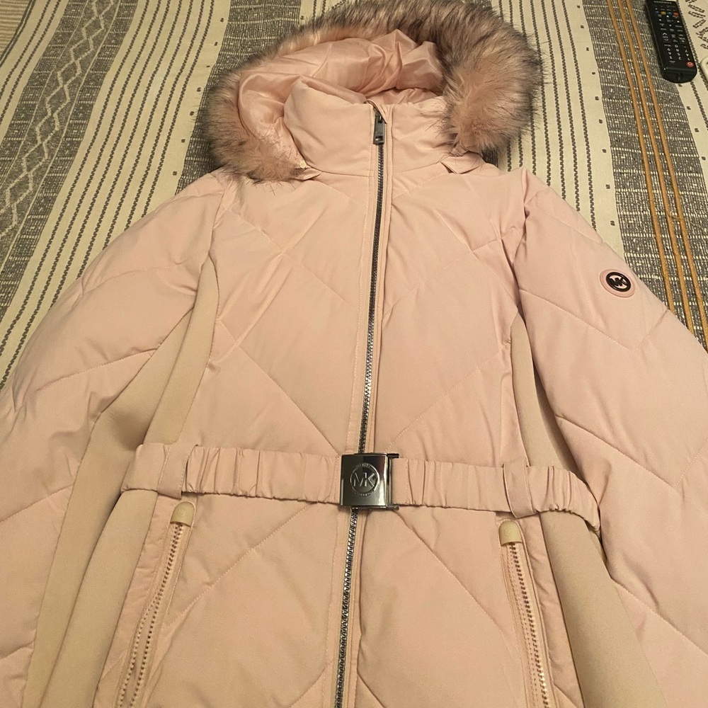Michael Kors Ladies Pink Winter Coat